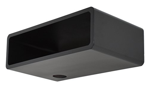 Hifi Lounge Audio Regal Board Wand Halter Retro CD DVD Medienregal in Schwarz - 4