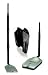 2000mW 2W 802.11 G / N High-Gain USB Wireless Long-Rang WiFi Network Adapter With Original Alfa Screw On Swivel 9dBi Rubber Antenna and Suction cup Window Mount dock RS.5255.00