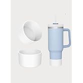 Stanley Quencher H2.0 ve Adventure 30oz/40oz ile Uyumlu Silikon Koruyucu Altlık - Kaymaz, G&uuml;r&uuml;lt&uuml; &Ouml;nleyici Bardak Botu - Koru