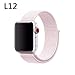 Produktbild Yaldoendo Ersatz-Armband für Apple Watch Serie 3/2/1, Nylon, Pearl Pink, 38 mm