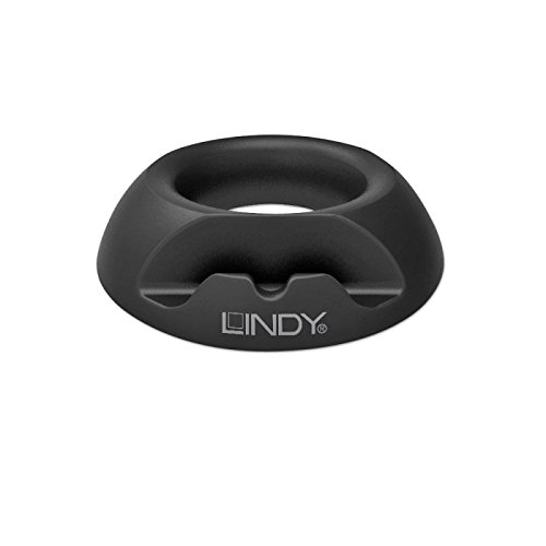 Lindy Silikon Tablet und Smartphone Ständer, Schwarz