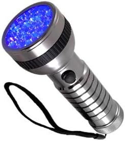 41/21 LED Torch UV Flashlight Violet Lamp Light Dual Mode Waterproof with Carry Case Cover Holster