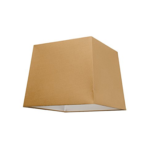 QAZQA Klassisch / Antik / Landhaus / Vintage / Rustikal / Modern / Polyester Lampenschirm 30cm quadratisch SU E27 beige , Quadratisch konisch Schirm Pendelleuchte