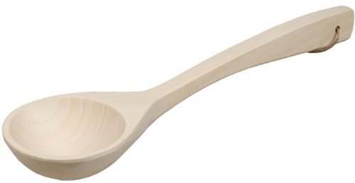 Saunakelle Holz Holzkelle Aufgußkelle Saunalöffel L390xB95xH40mm