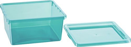 Kigima Basic Box 2l 5er Set Ordnungssystem Aufbewahrungsbox Aqua-Mix blau, türkis, lavendel - 3