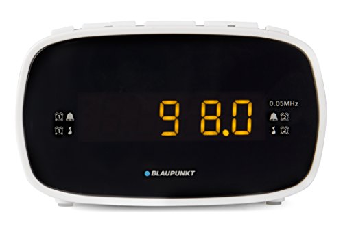 BLAUPUNKT CLR 80 WH Uhrenradio mit Wecker, PLL FM-Lautsprecher, 2 Weckzeiten, Snooze-, NAP und Sleep-Timer weiß - 4