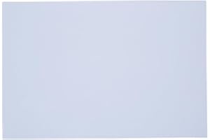 Musiclily 43,5x29cm Foglio Battipenna Materiale Pickguard Blank per Chitarra Elettrica e Basso, 1 strato Bianco