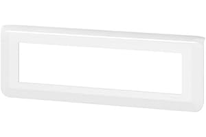 Legrand 078818L Mosaic Plaque de Finition Horizontale pour 8 Module, Blanc
