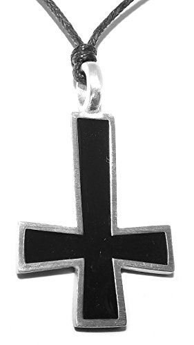 Occult / Satanic PendantsBlack Inverted Cross Pendant (Occult, Satanism etc)