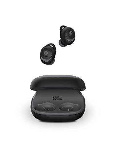 SPC Ebon - Auricular Bluetooth (Manos Libres, IPX5, Asistente de Voz) Color Negro