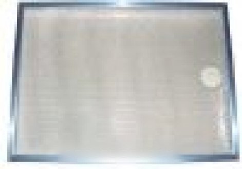 Filtro per grasso in metallo, 318 x 234 m/m, per cappa Fagor Brandt Vedette Sauter De Dietrich, 75 x 2076
