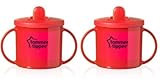 Tommee Tippee First Cup - Pack of 2 (2 x Red)