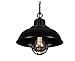 Produktbild Deckenleuchten Lampen Kronleuchter Pendelleuchten Retro Lichtminimalist Kronleuchter Restaurant Industrial Wind Einzel Kreative Schmiedeeisen Bartisch, Schwarz für Schlafzimmer Wohnzimmer Küche Gang
