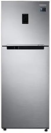 Samsung 324L 3 Star Inverter Frost Free Double Door Refrigerator (RT34T4513S8/HL, Elegant Inox, Convertible)