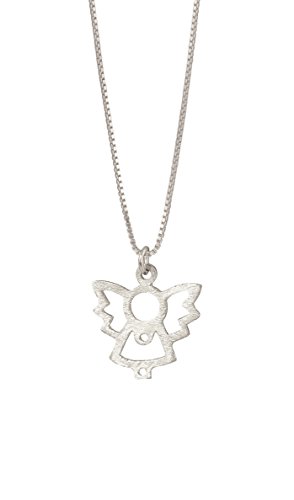 Preisvergleich Produktbild Schutzengel Anhänger mit Kette aus 925 Sterling Silber