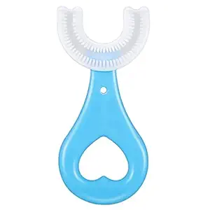 SHOPANDKART U-Shaped Toothbrush for Kids || Manual Whitening Toothbrush Silicone Brush Head, 360? Oral Teeth Cleaning Tool For Infants and 2-6 Years Old Children