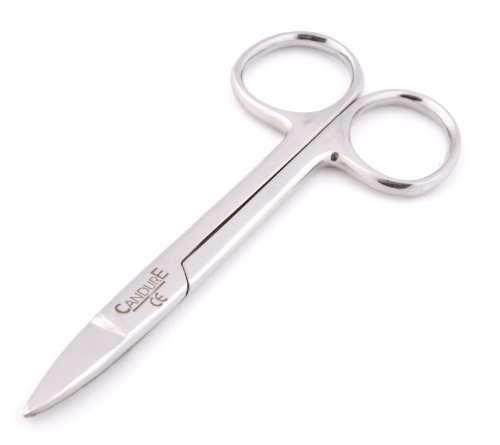 CANDURE®- 4Ps SOLID STAINLESS STEEL PROFESSIONAL CLIPPERS CUTTERS CANTILEVER 16 cm WITH TOE NAIL SCISSORS FOR THICK TOENAILS.