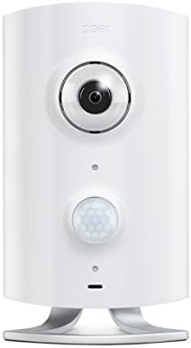 Piper Classic Smart Home Security Camera and Monitoring with Alarm and HD Video - White