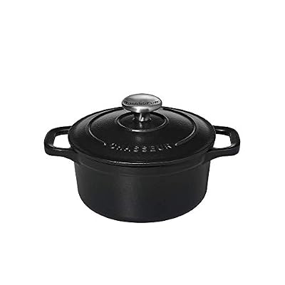 Chasseur 11847101 Mini-cocotte, Fonte émaillée, Noir Mat, 10 cm