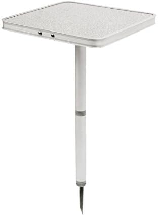 Camp Gear Unisex CA Removable Leg Aluminium Table, Grey, 26 x 26 cm