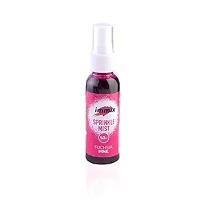 immix Expressions Mixed Media/Art and Craft Sprinkle Mist Water-Based Spray, Fuchsia Pink, 50 ml