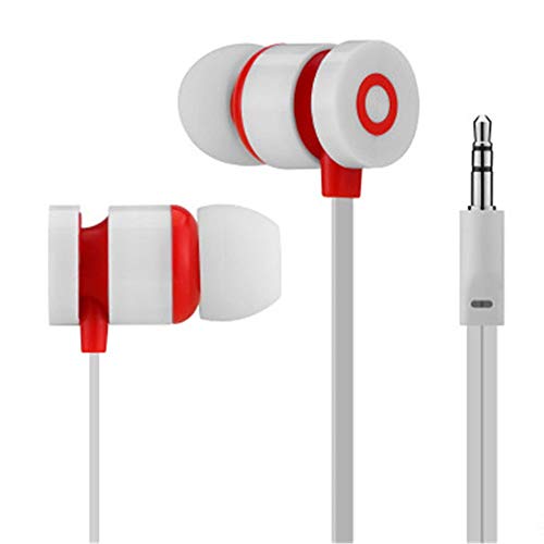 Preisvergleich Produktbild Shuzhen,Sport Super Bass Stereo Kopfhörer Headset Freisprecheinrichtung Kopfhörer mit Mikrofon Musik Kopfhörer für alle Telefon Computer PC(Color:ROT)