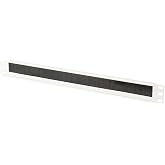 DIGITUS Cable Entry with Brush Strip - 1U - 19 inches - For Network | Cable grommet (H x W): 27 x 423 mm &ndash; with mounting mate