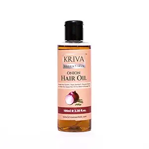 KRIVA ESSENTIALS Onion Hair Oil Fresh Hair Oil For Hair Growth 100ml