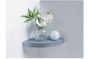 RA-HOMESTORE® New Contemporary Lokken Corner Shelf - Grey