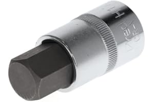 GEDORE red Schraubendrehereinsatz Bit 6-kant, SW 17 mm, 1/2'' 12,5 mm, Schraubenziehereinsatz, Werkzeug, R62551710, Stahl