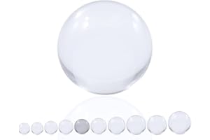 Juggle Dream - Sfera da Giocoleria a Contatto in Acrilico Trasparente (80 mm) - Sfera Trasparente per la Manipolazione dei Contatti