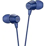 JBL C50HI in-Ear Headphones with Mic (Blue)