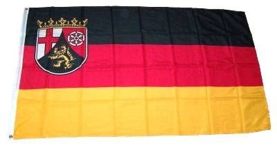 MM Rheinland-Pfalz Flagge/Fahne, 150 x 90 cm, wetterfest, mehrfarbig, 16199
