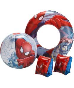 Disney Spider-Man Swim And Inflatable Set.