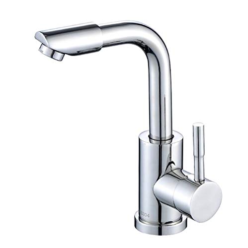 Preisvergleich Produktbild Spülarmatur Waschbecken Geschirrbrause Zugstange Spülarmaturen Edelstahloberfläche Des Bades 304 Kann Keramische Hahnhahn Des Hahnhahns Drehen
