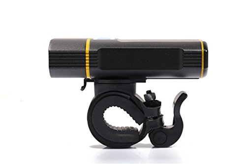 hellsten und leistungsstark 800 Lumen USB Wiederaufladbares Fahrradlicht, Mountain, Road Fahrrad Scheinwerfer mit internen Akku 6000 ma- gratis USB wiederaufladbar aus Aluminium Bike Bonus Rücklicht - 6