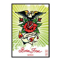 Preisvergleich Produktbild Ed Hardy Schulheft Lin.27 Born free