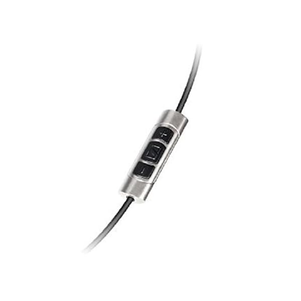 Sennheiser black audio cable with mic & controls for Apple devices (3.5mm jack plug)