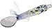 Produktbild Cute Tools Ice Cream Scoop - Chef Tested For Daily Use, Durable Stainless Steel Tool, Classic Hand Painted Wooden Handle Scooper, Smooth Scooping Of Your Gelato, Ice Cream, And Sorbet By CuteTools! - Art For A Cause, Blue Floral by CuteTools!