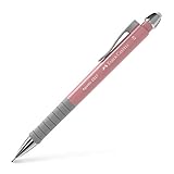 druckbleistift 0 7 metall Härtegrad B Faber-Castell 232701 - Druckbleistift Apollo, Mine 0, 7 mm, Rosé, 1 Stück