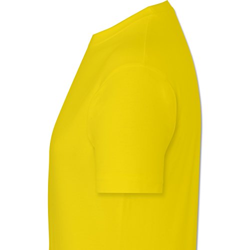 Handball - Handballherz Schweden - Herren Premium T-Shirt Lemon Gelb