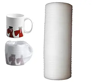 STYLELABS EP EPE Foam Wrap Roll 1MM Thickness, 25 Feet Length ? 12 Inches Width, Protects Glasses, Dishes & Fragile Items, Packing Cushioning Supplies for Moving (White Colour, Set of 1 Roll)