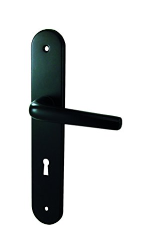 Preisvergleich Produktbild Griffe Madras Schloss aus Alu schwarz 195 mm