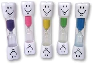 boyAgirl Kids Toothbrush Timer ~ 2 Minute Smiley Sand Timer for Brushing Children's Teeth (Pink)