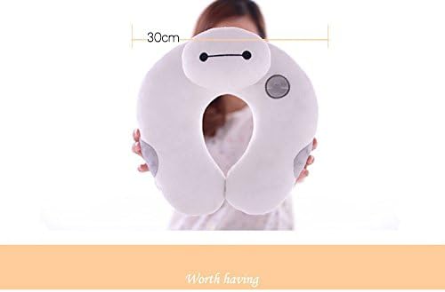 Homeyou Baymax Plush Toy Waist Pillow Waist Cushions Cartoon U-Neck Pillow Stuffed Toy U-pillow