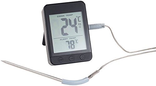 Rosenstein & Söhne Grillthermometer, Bluetooth, App für Android/iOS, 1 Temperatur-Fühler - 3
