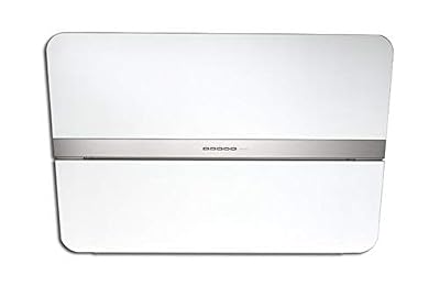 Falmec Flipper 1410 - Hotte - hotte décorative - largeur : 85 cm - profondeur : 34.9 cm - evacuation & recyclage - Blanc satiné