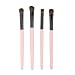 Generic 4PCS/Set Professional Makeup Cosmetic Tools Eyeshadow Eye Shadow Foundation Lip Brushes - pink RS.190.00