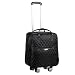 Produktbild Schwarzer Trolley Kofferraum Polyester Schulter Falten Große Kapazität Wasserdichte Universal Rad Hand Angehoben Schlechte Reisetasche Check-in Boarding Lady MUMUJIN (größe : Mittel)