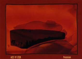 Postcard world in Stone Procession "